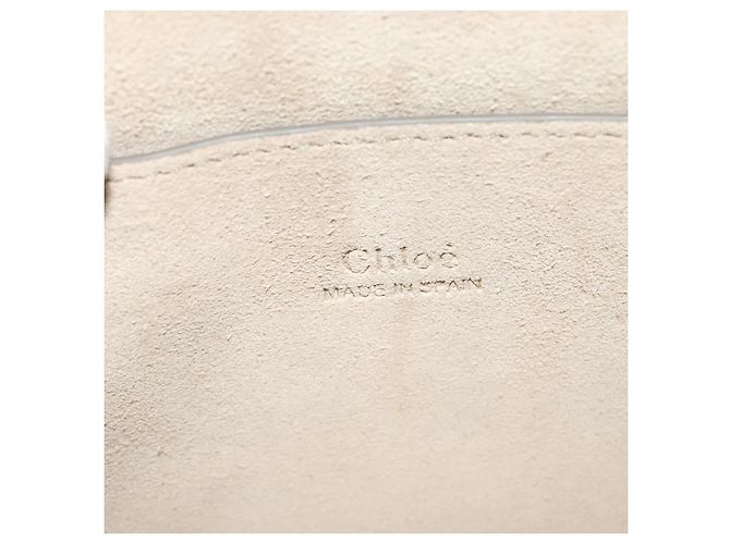 Chloé Chloe Faye in pelle e camoscio Small Blu - vista 6