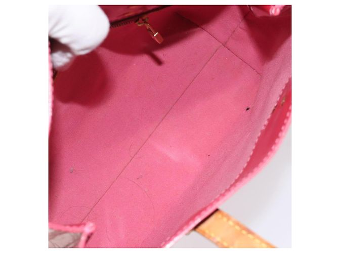 Louis Vuitton Reade Monogram Vernis PM Rosa - vista 5