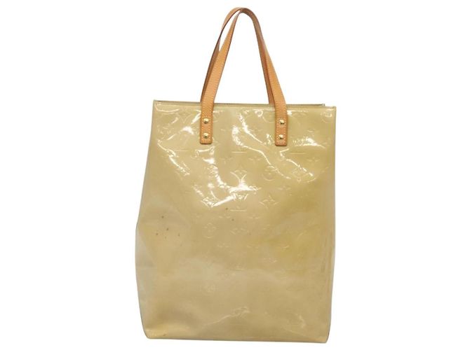 Louis Vuitton Reade Monogram Vernis MM Beige - vista 2