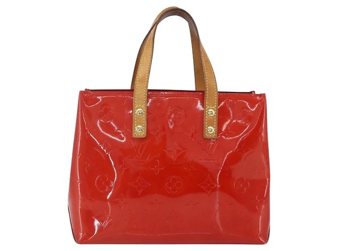 Borsa Louis Vuitton Reade Monogram Vernis PM Rosso - vista 2