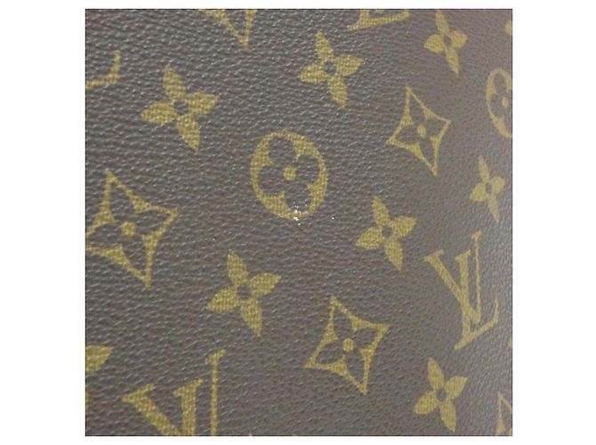Borsa Louis Vuitton Monogram Pochette Documents Marrone - vista 3