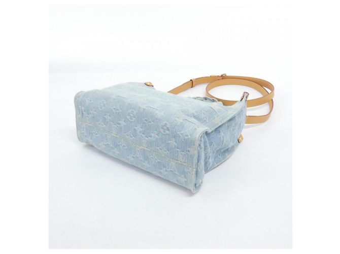 Borsa Louis Vuitton Monogram Denim Blu chiaro - vista 2