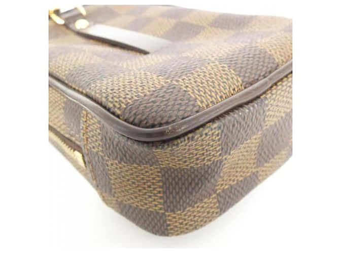 Pochette Louis Vuitton Damier Etui Okapi GM Marrone - vista 3