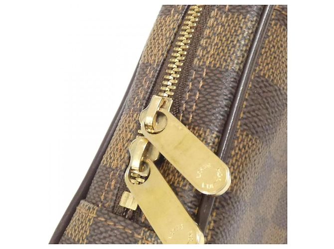 Pochette Louis Vuitton Damier Etui Okapi GM Marrone - vista 5