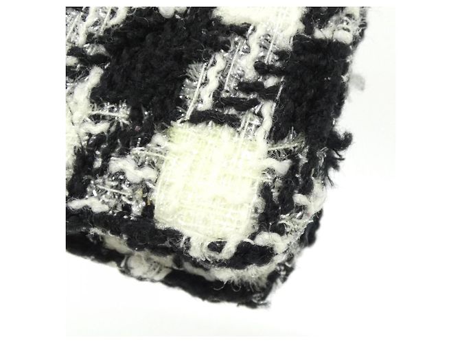 Chanel 19 Line AP0985 Chain/Shoulder Wallet Nero Bianco - vista 4