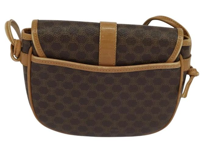 Céline Celine Vintage Macadam Canvas Small Marrone - vista 2