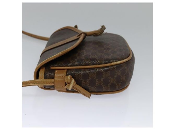 Céline Celine Vintage Macadam Canvas Small Marrone - vista 3