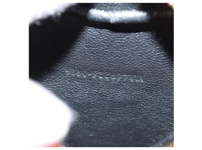Saint Laurent Love Heart Chain Leather Mini Rosso - vista 7