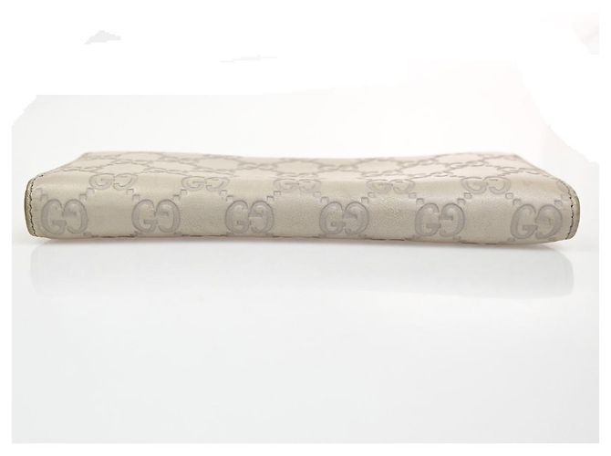Cartera Gucci Interlocking G con cierre de cremallera (Outlet) de cuero larga Beige - vista 7