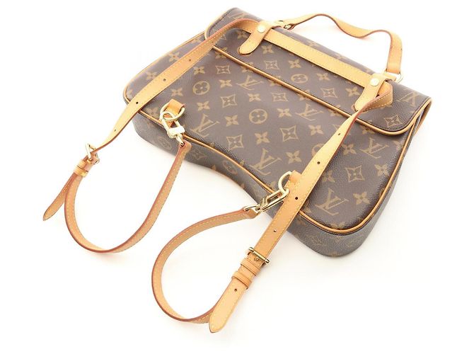 Louis Vuitton Marelle Sac Ad Monogram Zaino/Borsa Marrone - vista 12