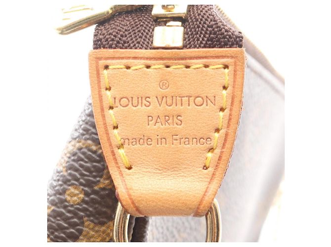 Louis Vuitton Mini Pochette Accessoires Marrone - vista 4