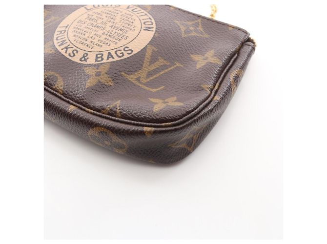 Louis Vuitton Mini Pochette Accessoires Marrone - vista 6