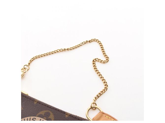 Louis Vuitton Mini Pochette Accessoires Marrone - vista 7