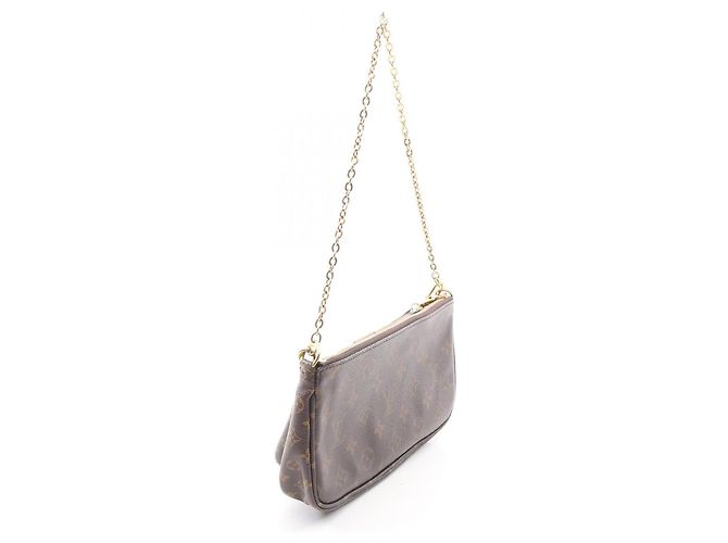 Borsa a tracolla Louis Vuitton Multi Pochette Accessoires Marrone Cachi - vista 2