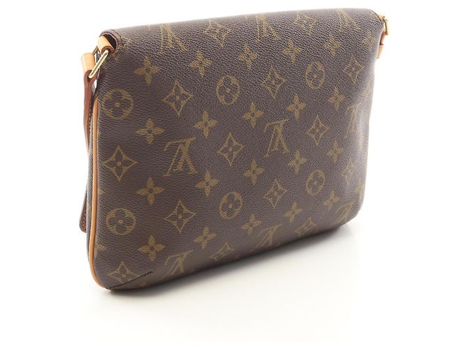 Borsa a tracolla Louis Vuitton Musette Tango Marrone - vista 2