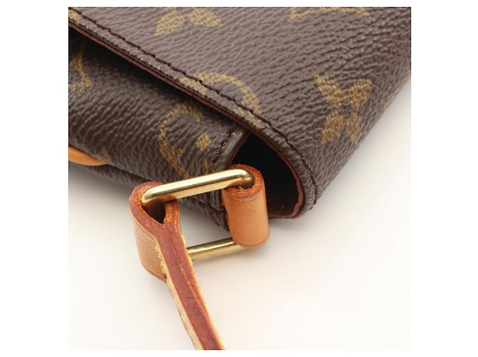 Borsa a tracolla Louis Vuitton Musette Tango Marrone - vista 9