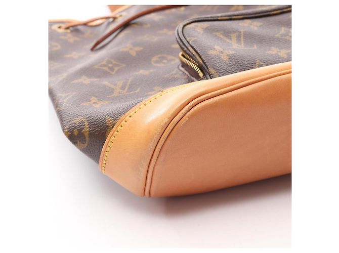 Zaino/Borsa Louis Vuitton Montsouris MM Monogram Marrone - vista 11