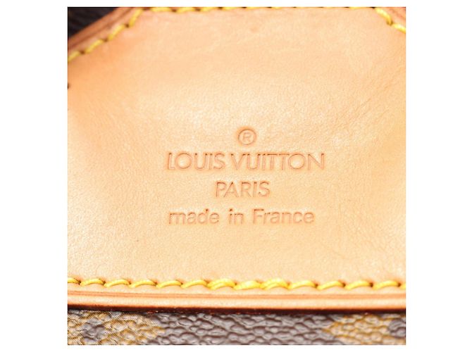 Zaino/Borsa Louis Vuitton Montsouris MM Monogram Marrone - vista 4
