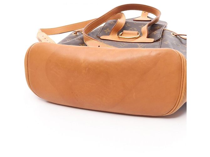 Zaino/Borsa Louis Vuitton Montsouris MM Monogram Marrone - vista 7
