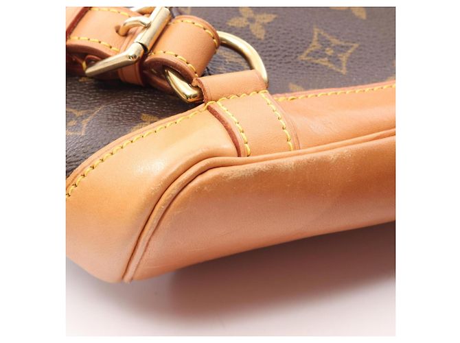 Zaino/Borsa Louis Vuitton Montsouris MM Monogram Marrone - vista 9