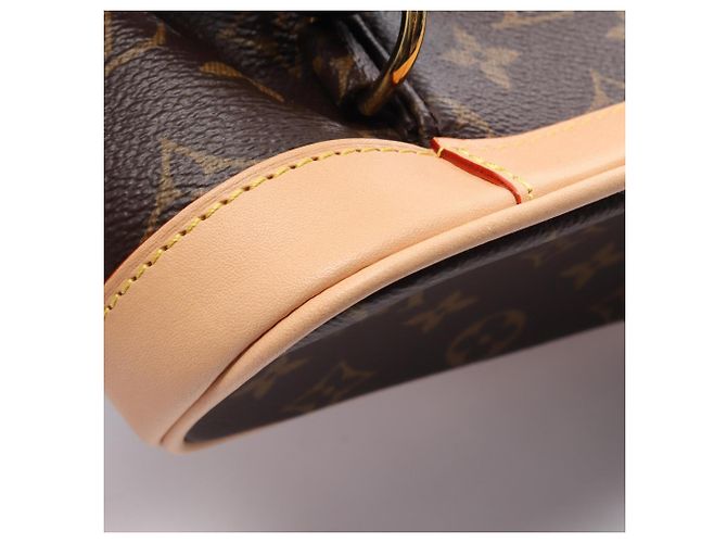 Zaino/Borsa Louis Vuitton Montsouris PM Monogram Marrone - vista 5
