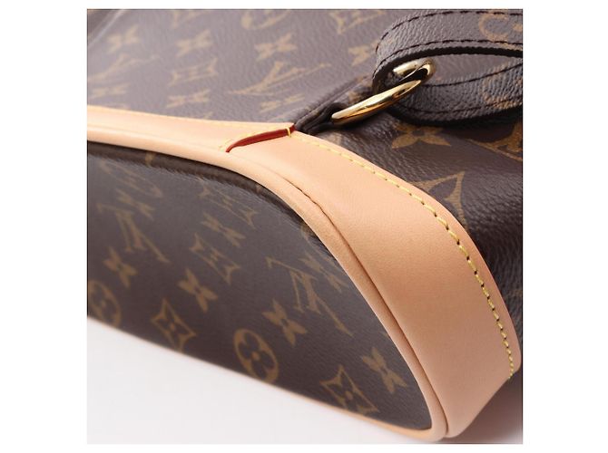 Zaino/Borsa Louis Vuitton Montsouris PM Monogram Marrone - vista 6