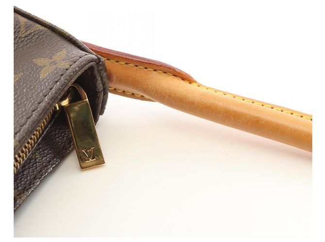 Borsa a Spalla Louis Vuitton Looping MM Marrone - vista 11