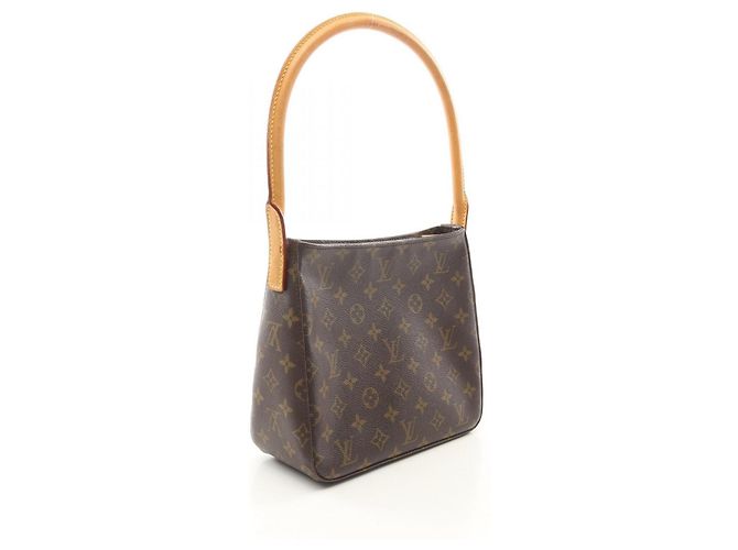 Borsa a Spalla Louis Vuitton Looping MM Marrone - vista 2