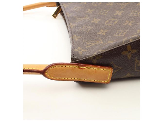 Borsa a Spalla Louis Vuitton Looping MM Marrone - vista 8