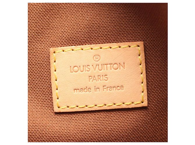 Borsa Tote Louis Vuitton Lockit Horizontal Monogram Marrone - vista 4