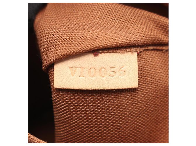 Borsa Tote Louis Vuitton Lockit Horizontal Monogram Marrone - vista 5