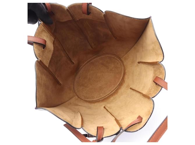 Borsa Tote Piccola Loewe Shell Multicolore Verde - vista 3