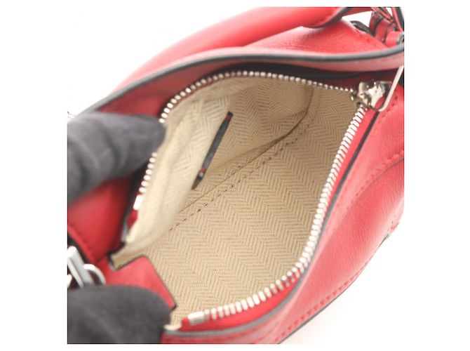 Borsa 2-Way Loewe Puzzle Bag Nano Rosso - vista 3