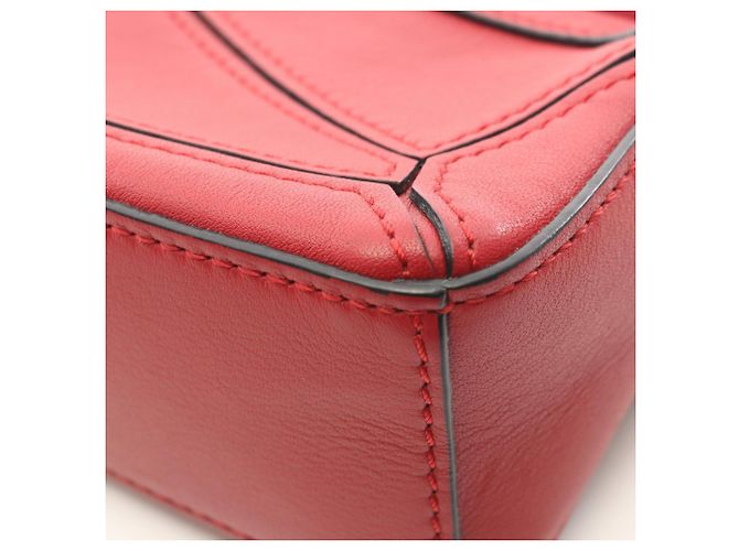 Borsa 2-Way Loewe Puzzle Bag Nano Rosso - vista 6