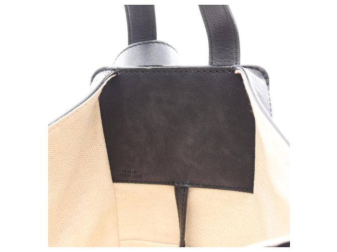 Borsa Hammock Loewe Small Herbarium Nero Beige - vista 5