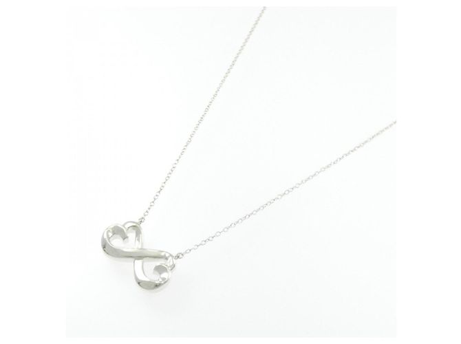 Tiffany & Co Collana Tiffany Double Loving Heart Argento - vista 2
