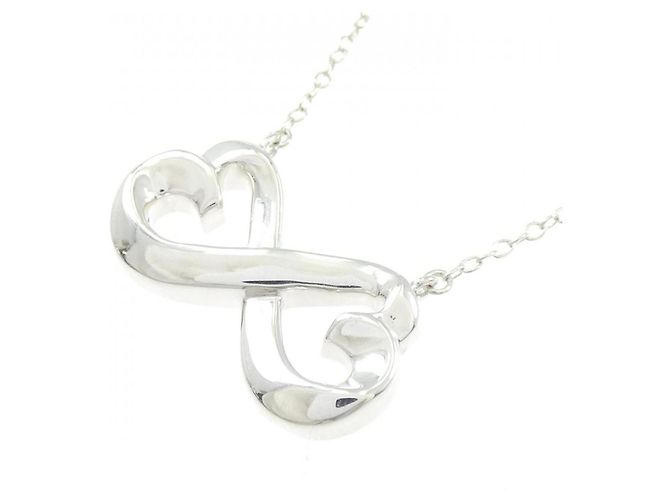 Tiffany & Co Collana Tiffany Double Loving Heart Argento - vista 3
