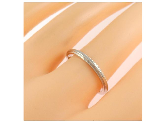 Tiffany & Co. Milgrain Platin Ring - Ansicht 4