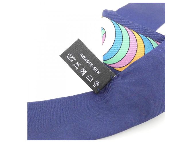Chanel AA7885 Seidentuch mehrfarbig Mehrfarben Marineblau - Ansicht 5