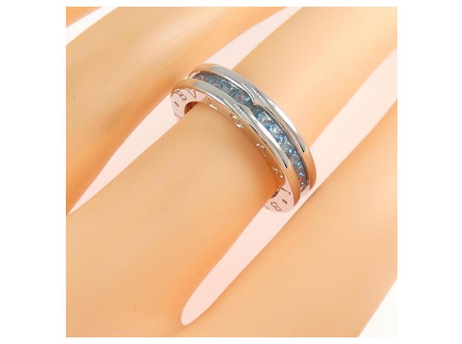 Bulgari Bvlgari B.zero1 Ring aus Weißgold mit blauem Topas Golden - Ansicht 3