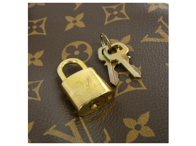 Borsa Boston Louis Vuitton Monogram Speedy 25cm Marrone - vista 5