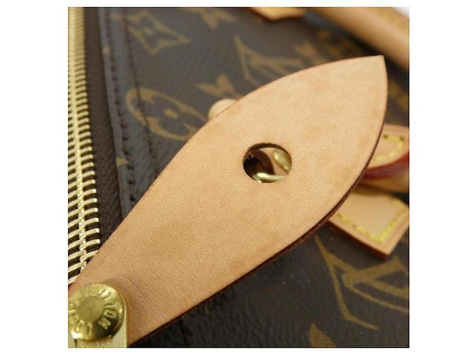 Borsa Boston Louis Vuitton Monogram Speedy 25cm Marrone - vista 6