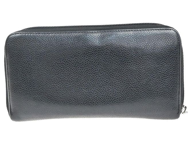 Chanel CC Zip Around Leather Nero - vista 2
