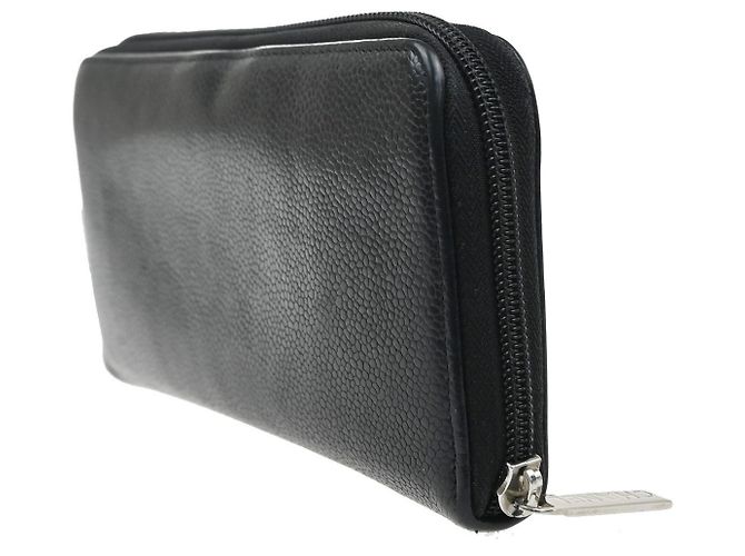 Chanel CC Zip Around Leather Nero - vista 4