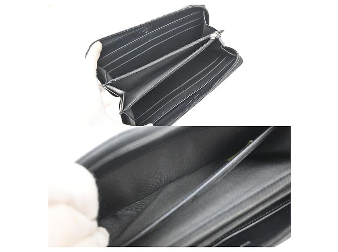 Chanel CC Zip Around Leather Nero - vista 5