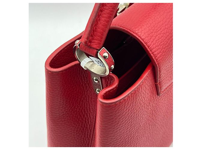 Borsa Louis Vuitton Capucines BB Rosso - vista 10