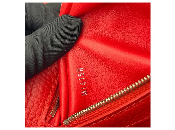Borsa Louis Vuitton Capucines BB Rosso - vista 11