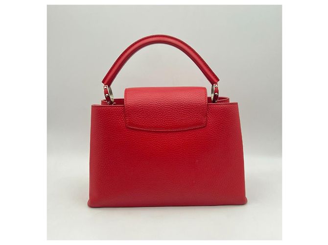 Borsa Louis Vuitton Capucines BB Rosso - vista 4