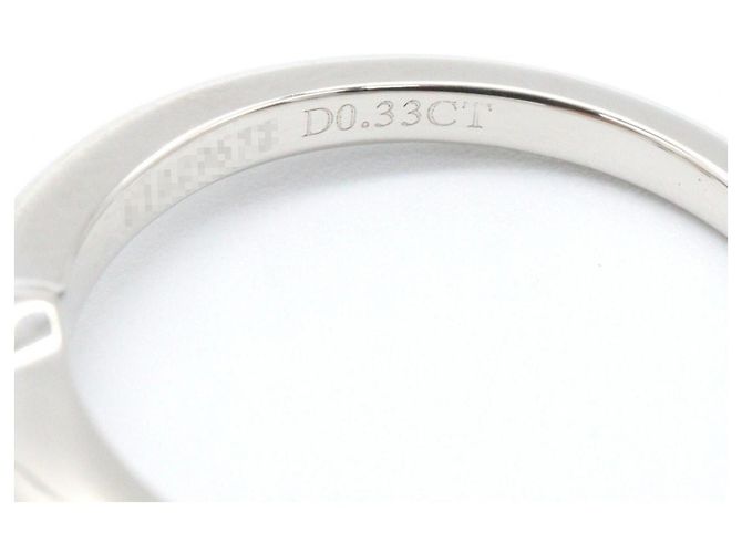 Tiffany & Co. Square Princess Diamantring Silber - Ansicht 5