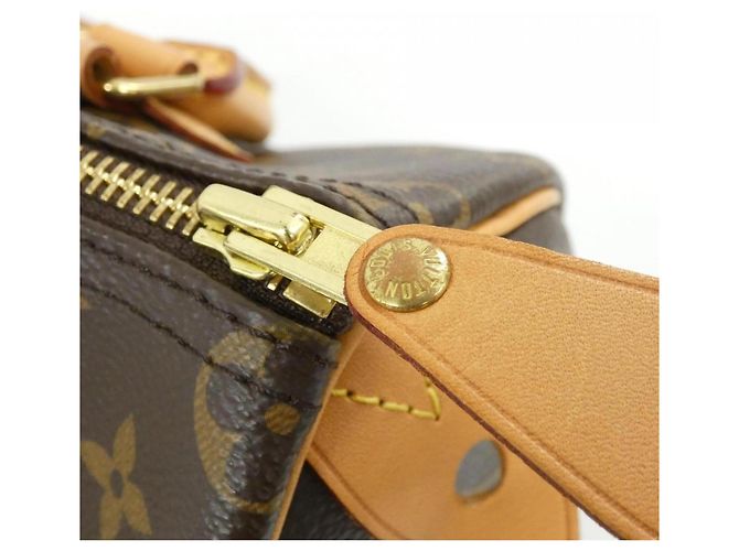 Borsa Boston Louis Vuitton Monogram Speedy 25cm Marrone - vista 5